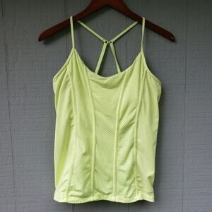 Lorna Jane Neon Yellow Workout Tank Top No Size